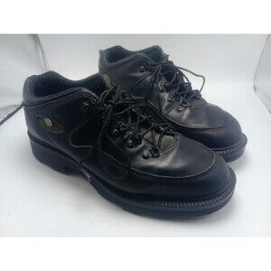 Harley Davidson Leather Black Lace Up Men’s Shoe Size 9.5  # 91252